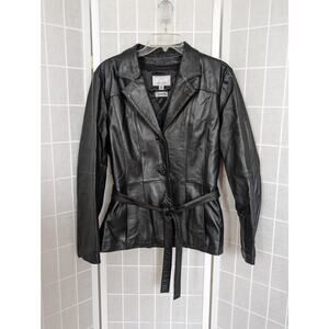 Wilsons Leather Maxima Women's Black Leather Jacket Thinsulate Size XL